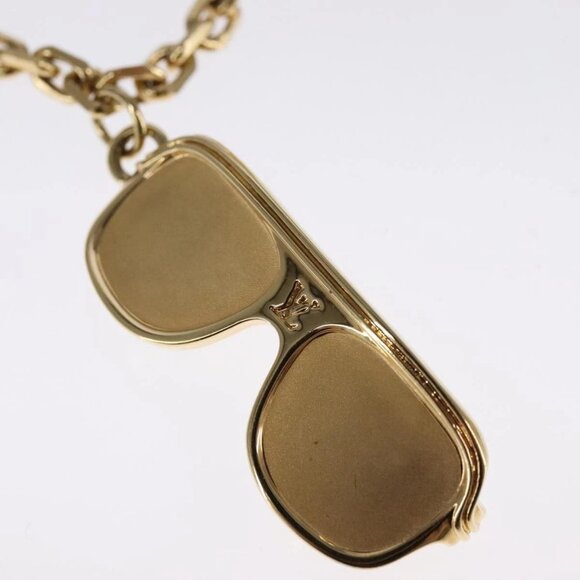 LOUIS VUITTON Porte Cles Cannes Key Holder metal Gold M65383 LV Auth 111243 - Picture 8 of 12